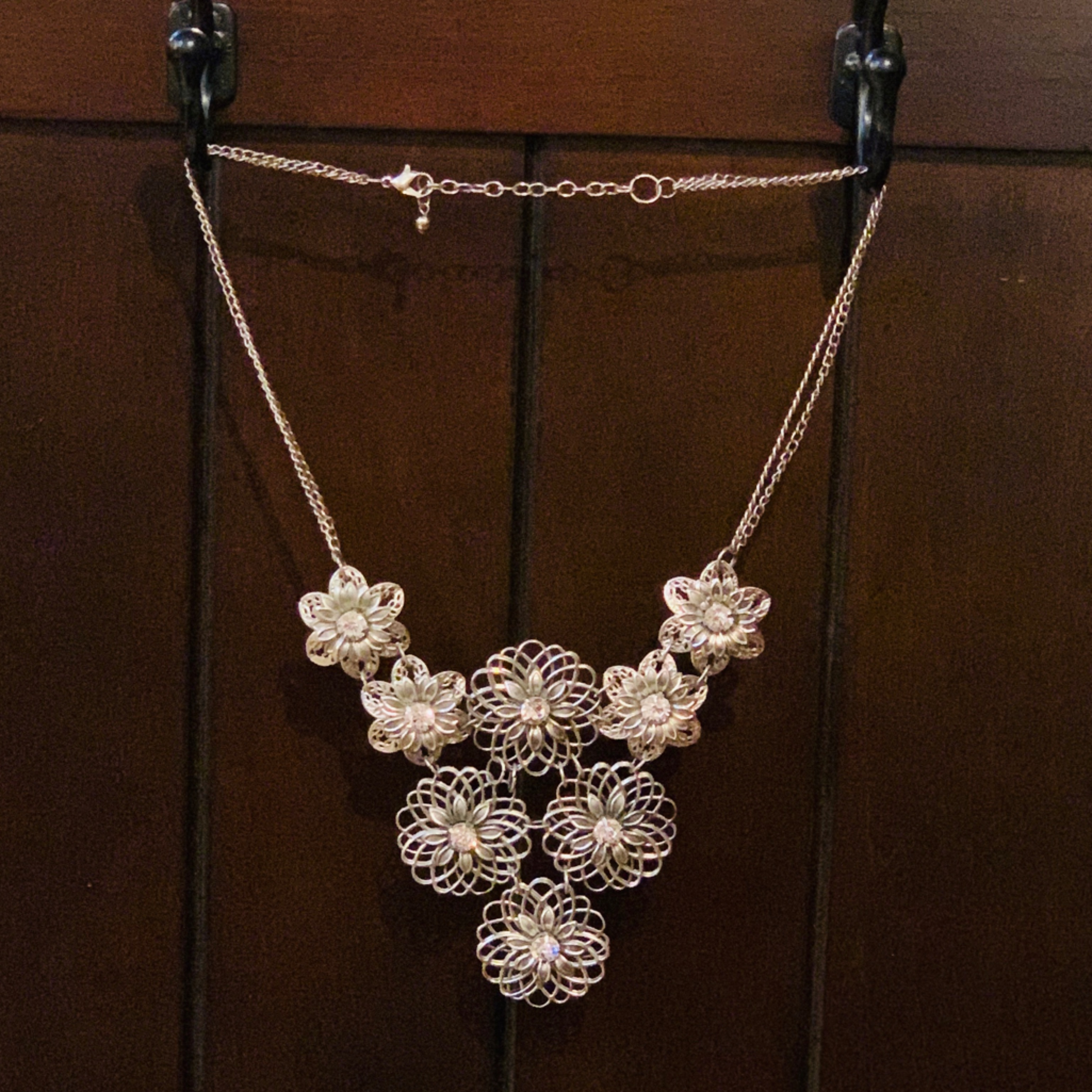Pier 1 Flower Statement Necklace